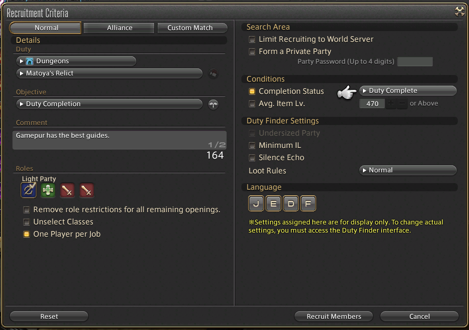 How to use the Party Finder in Final Fantasy XIV Gamepur