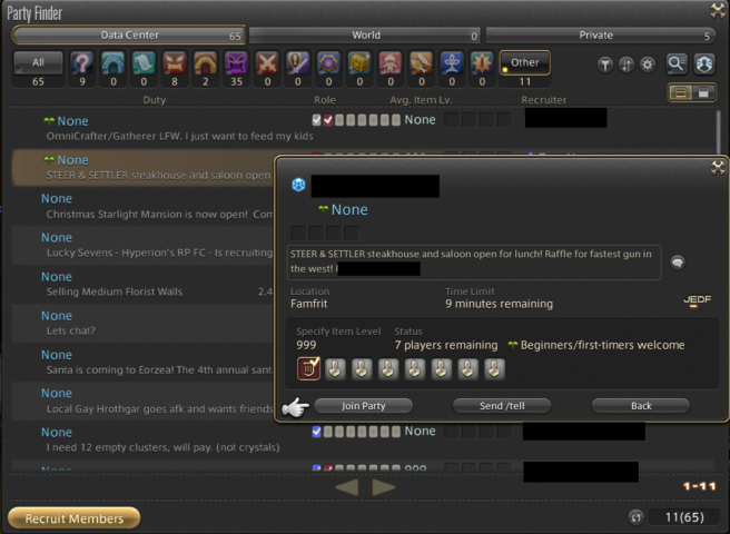 How To Use The Party Finder In Final Fantasy Xiv Gamepur