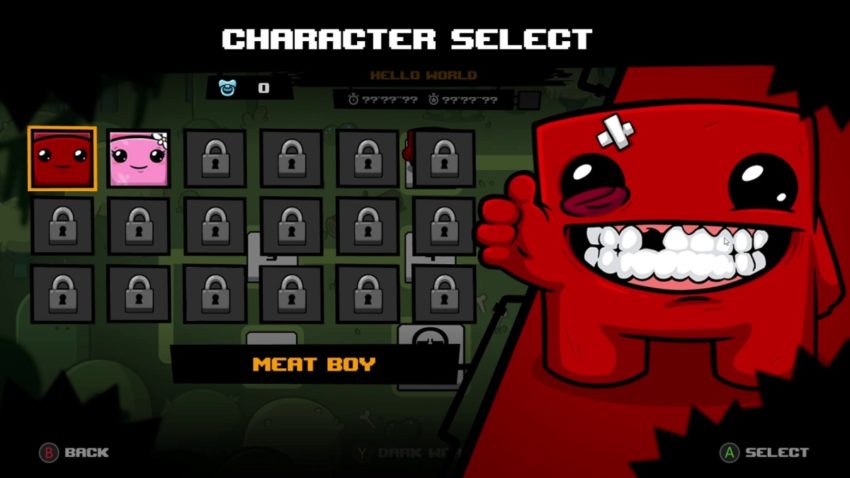 super meat boy forever characters