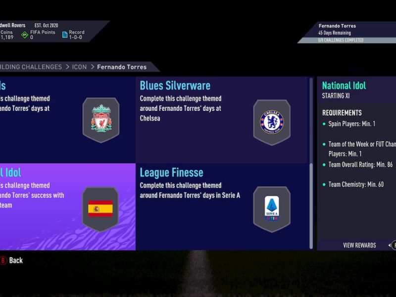 FIFA 21: How to complete Icon Fernando Torres SBC ...