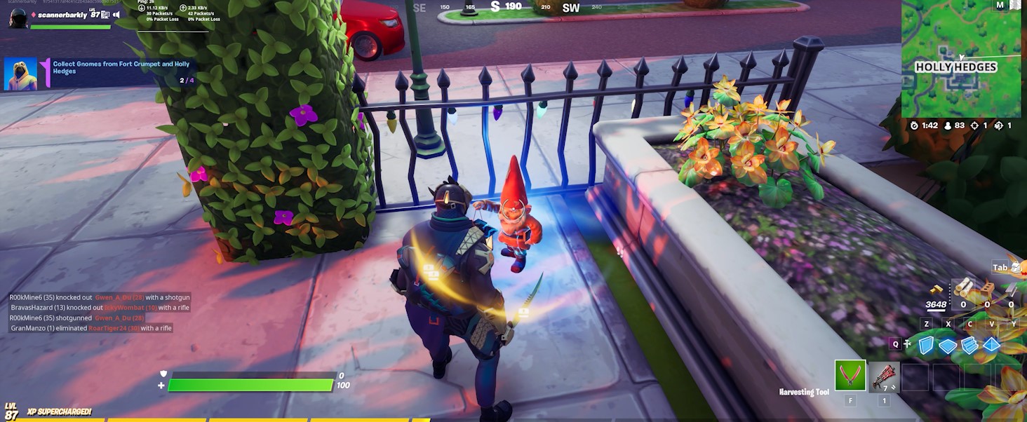 Collect Gnomes from Fort Crumpet and Holly Hedges in Fortnite Chapter 2 Season 5 Gamepur