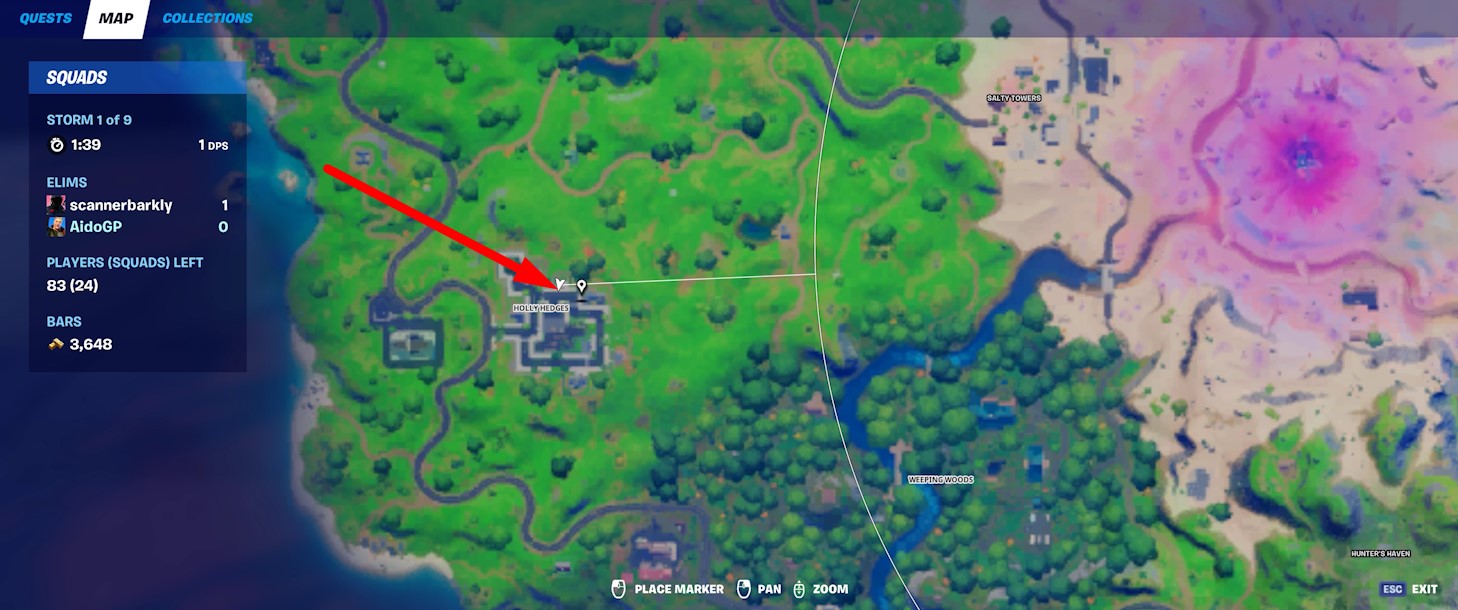 Collect Gnomes from Fort Crumpet and Holly Hedges in Fortnite Chapter 2 Season 5 Gamepur