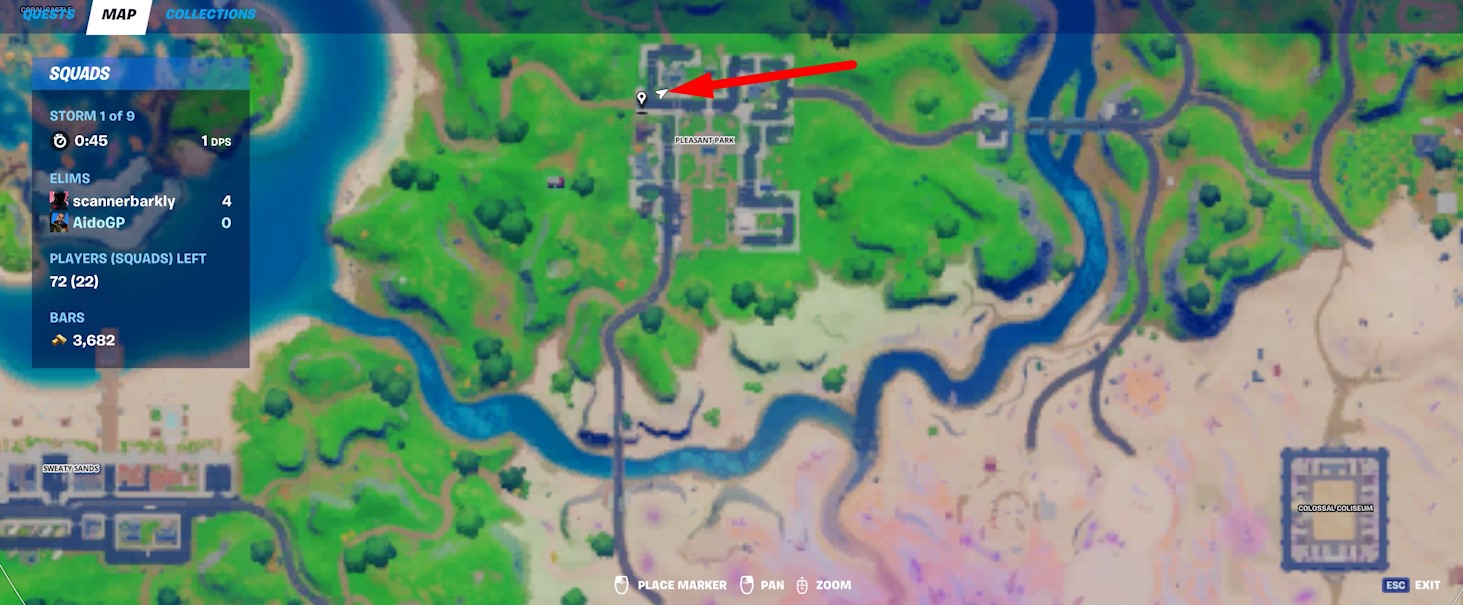 Where to bury Gnomes in Pleasant Park or Retail Row in Fortnite Chapter ...