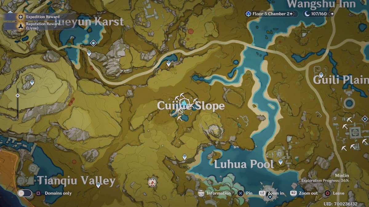 Genshin Impact Lost Riches Treasure Area 5 all treasure locations in