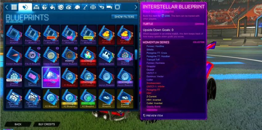 How To Get The Interstellar Decal In Rocket League And The Best Car Designs Gamepur