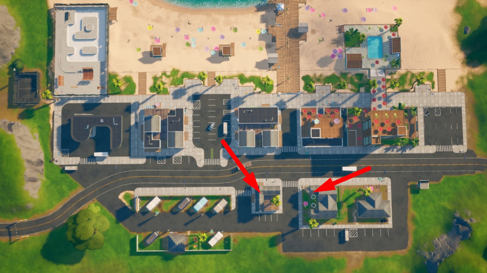 Where to collect books from Holly Hedges and Sweaty Sands Fortnite