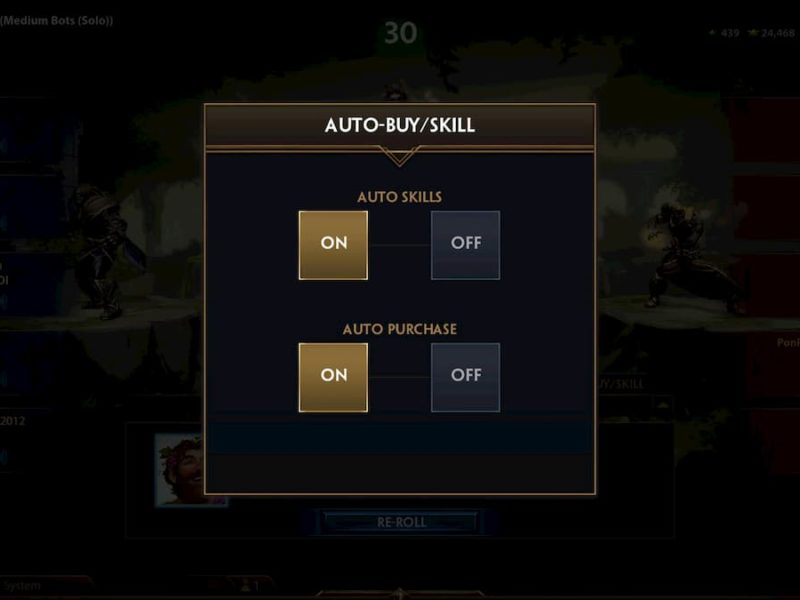 How to turn Auto Skill and Auto Buy on or off in Smite Gamepur