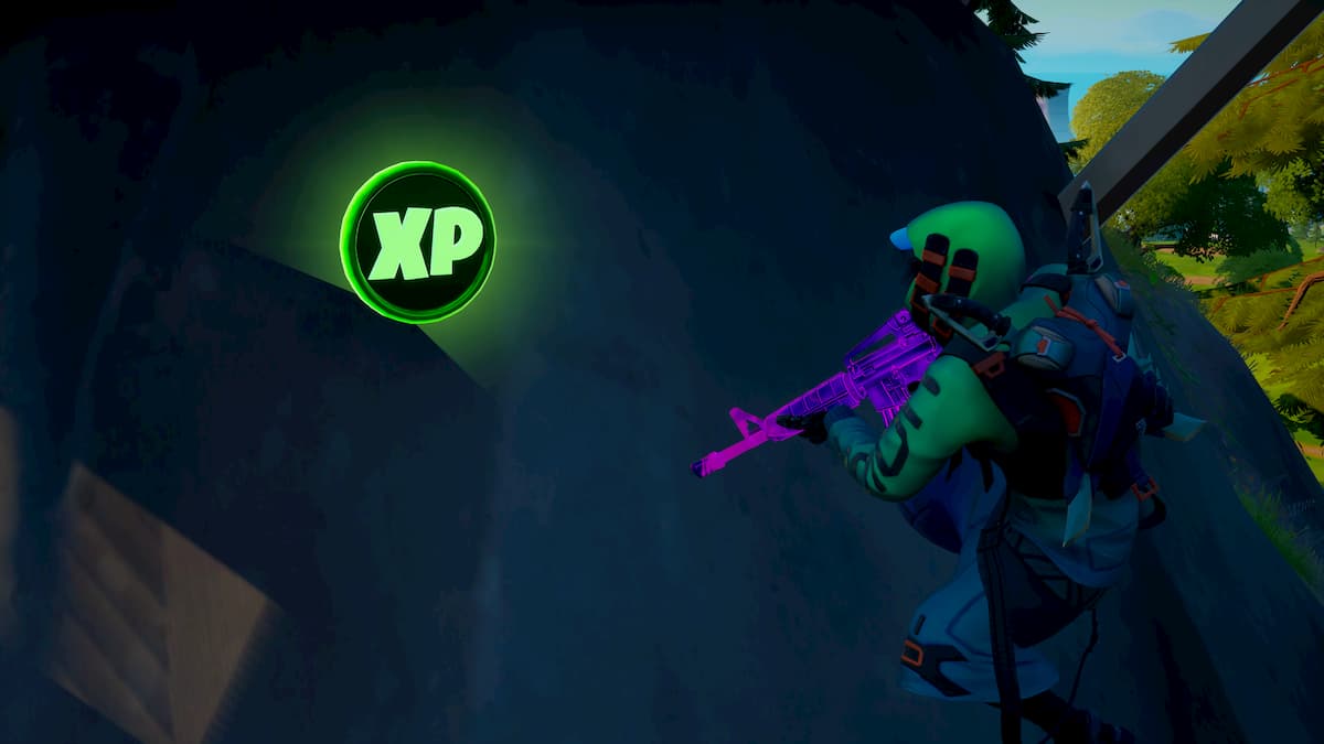 Green XP coin in Fortnite 