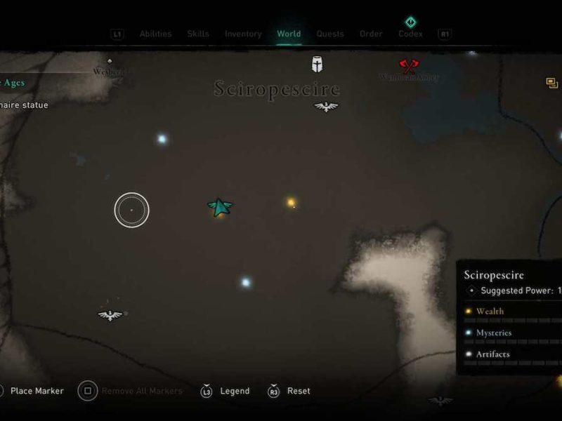 How to find the clues for The Dart in Assassin's Creed Valhalla Gamepur