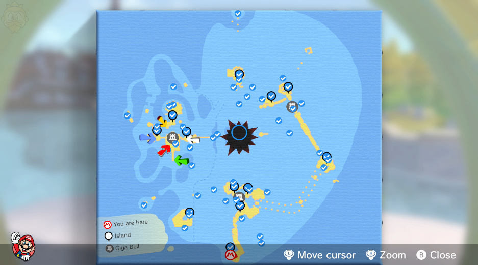 5 Lost Kittens Locations at Wasteland Giga Bell in Bowser's Fury Gamepur