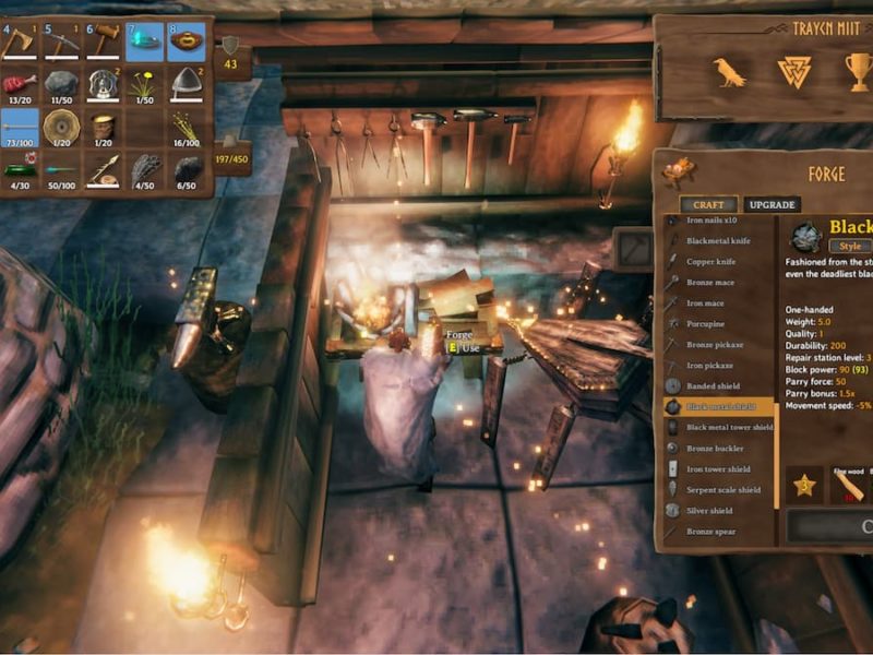 Valheim dismantle items