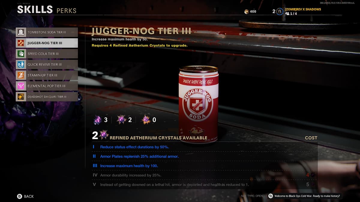 All perks in Call of Duty Black Ops Cold War Zombies ranked best to
