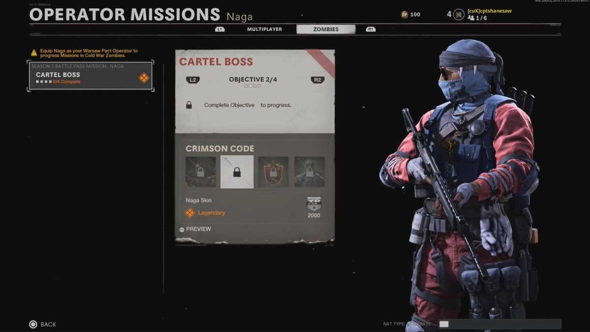 How to complete Naga's Operator Missions and unlock Legendary skins in