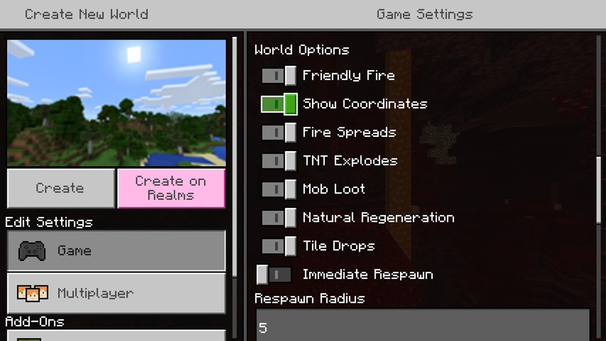 How to show your XYZ Coordinates in Minecraft Gamepur