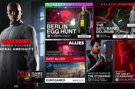  Hitman 3 March roadmap promises Escalations, Featured Contracts, a Seasonal Event, and more 