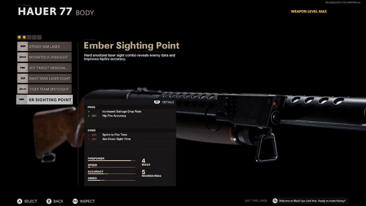 Best loadout for the Hauer 77 in Call of Duty Black Ops Cold War