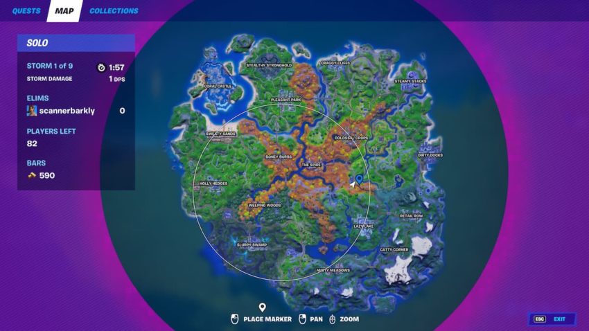 added chapter 1 season 6 map