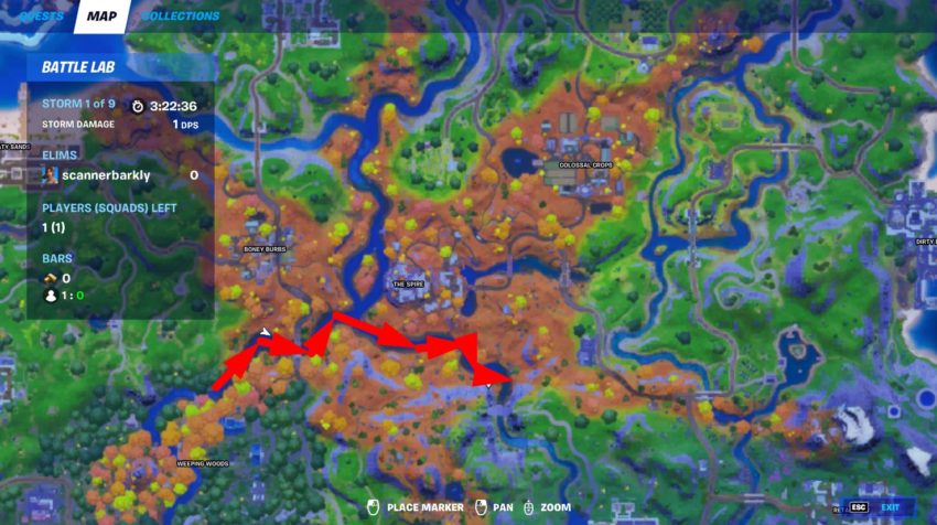 Wolf And Chicken Locations Fortnite All Animal Spawn Locations In Fortnite Chapter 2 Season 6 Wolves Boars Chickens Frogs Gamepur