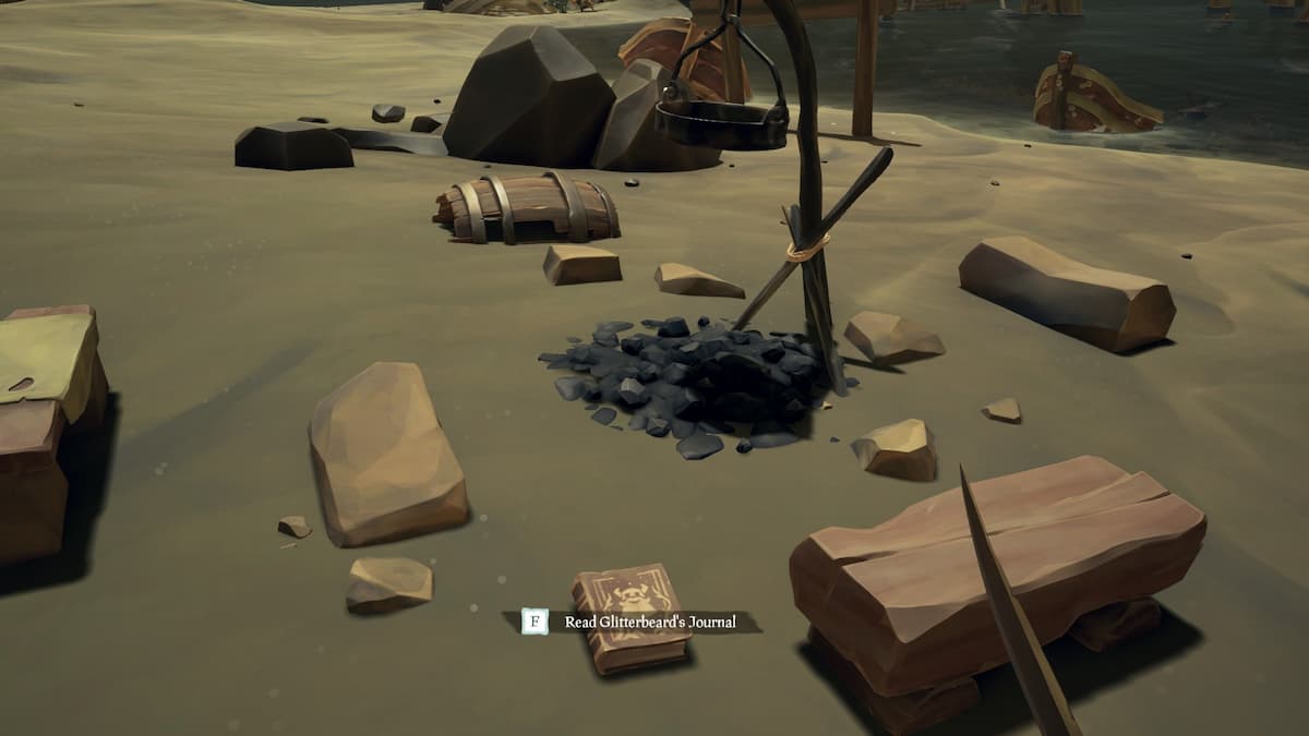 All Glitterbeard journal locations in Sea of Thieves Kyle Linsomont