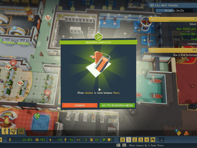 How to build on multiple floors in Evil Genius 2 Gamepur