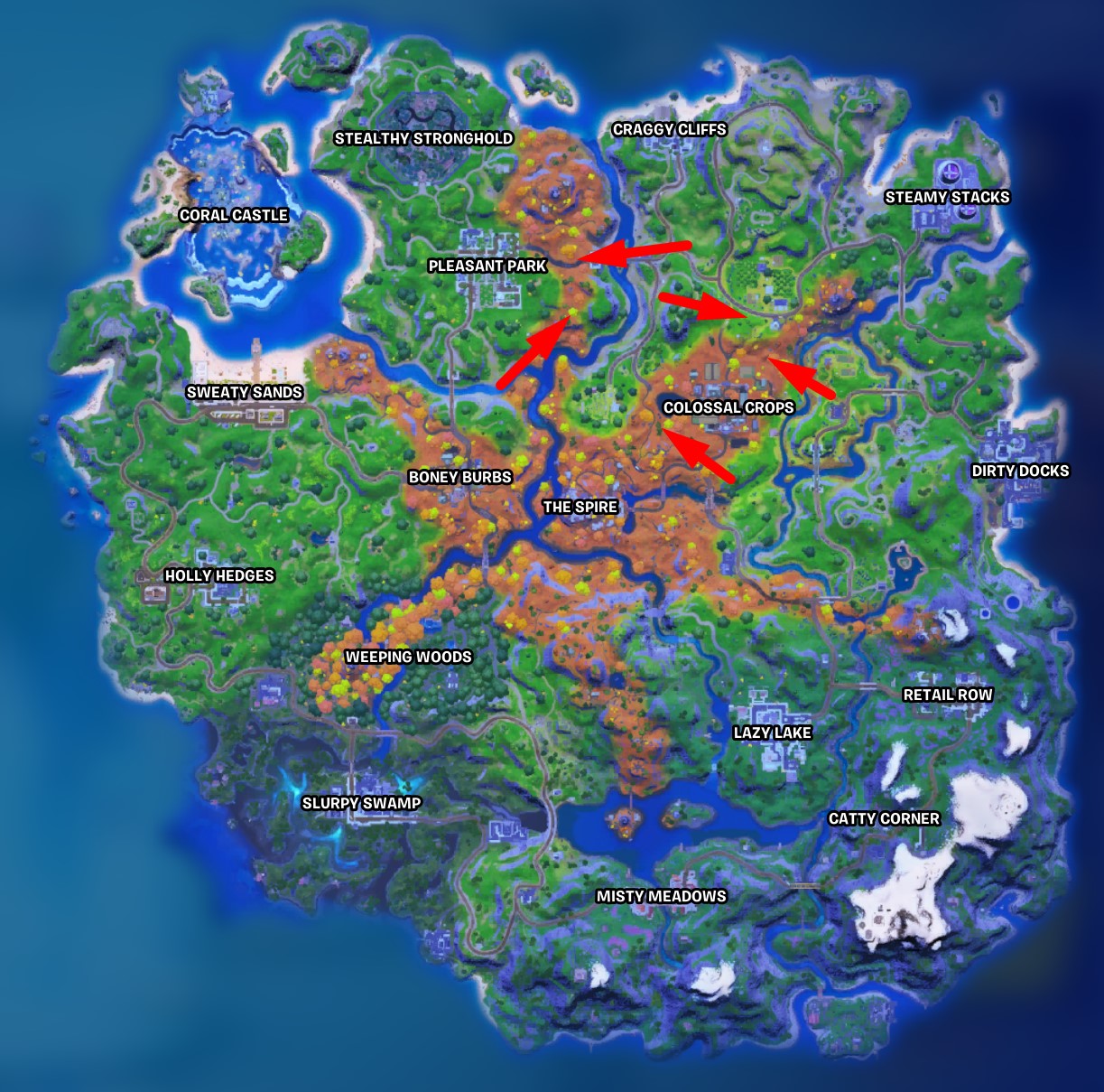 Where to hunt chickens in Fortnite Chapter 2 Season 6 Gamepur