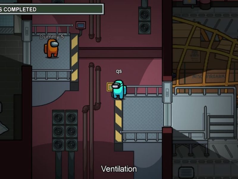 How to complete the Start Fans task in Ventilation on Airship in Among