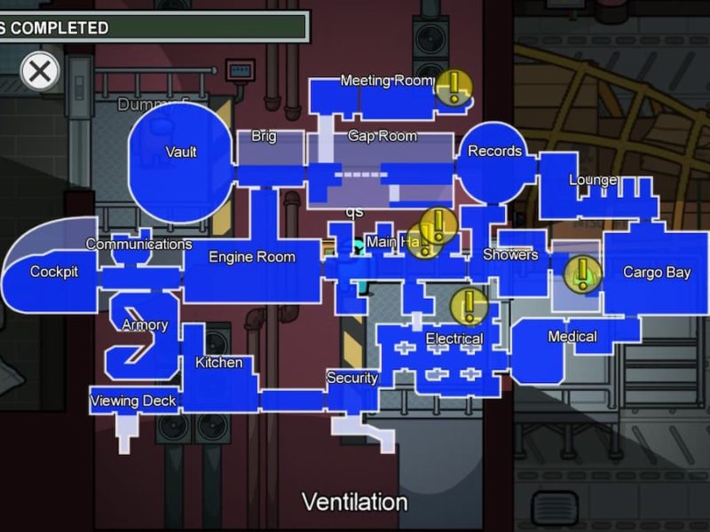How to complete the Start Fans task in Ventilation on Airship in Among