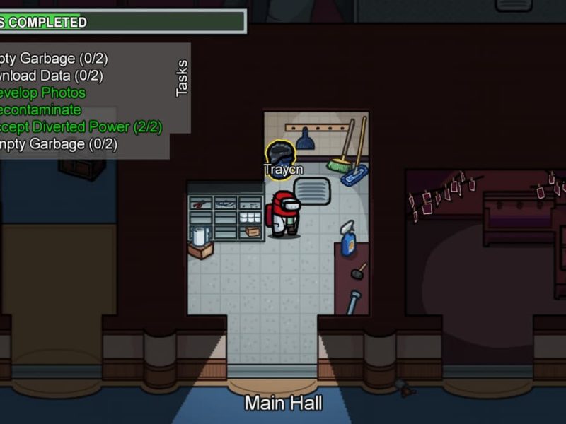 How to complete all Main Hall tasks on Airship in Among Us Gamepur