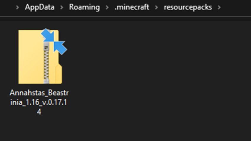 Manual Resource Pack adding