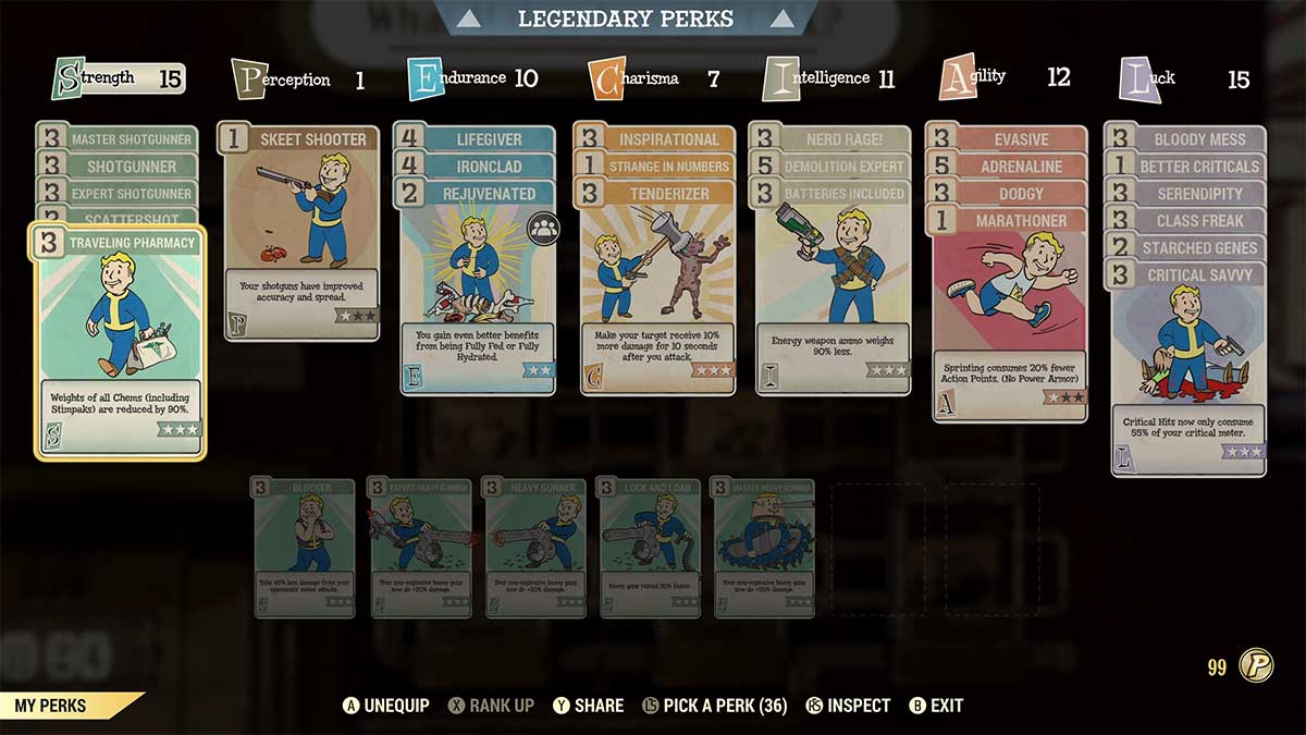 Fallout 76 Punch Card Machine How To Use How to create and change S.P.E.C.I.A.L. Loadouts in Fallout 76 - Gamepur