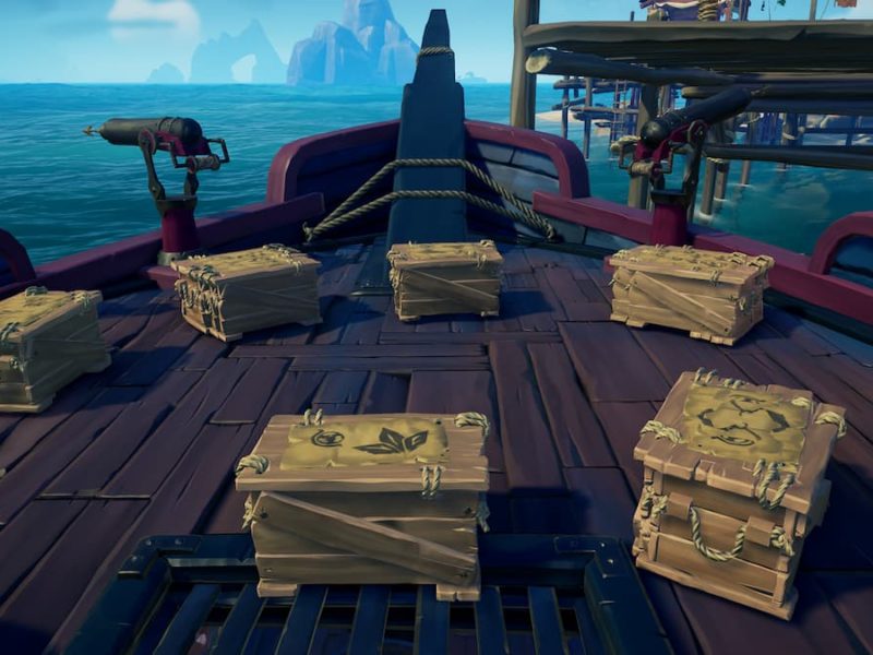 The best Trade Route to sell Commodity Crates for profit in Sea of