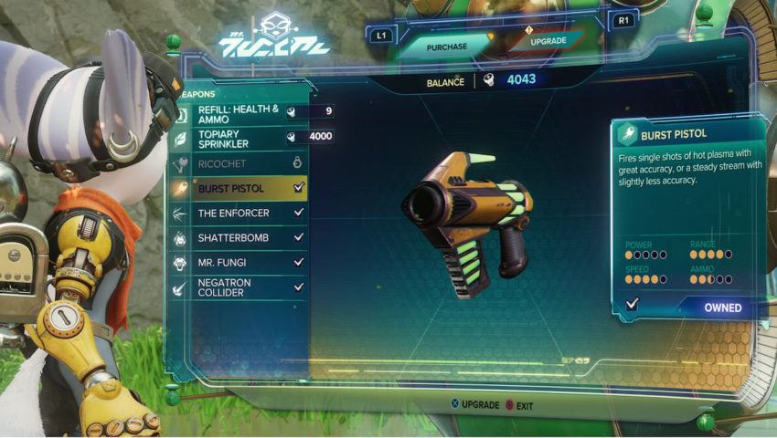 ratchet and clank blaster