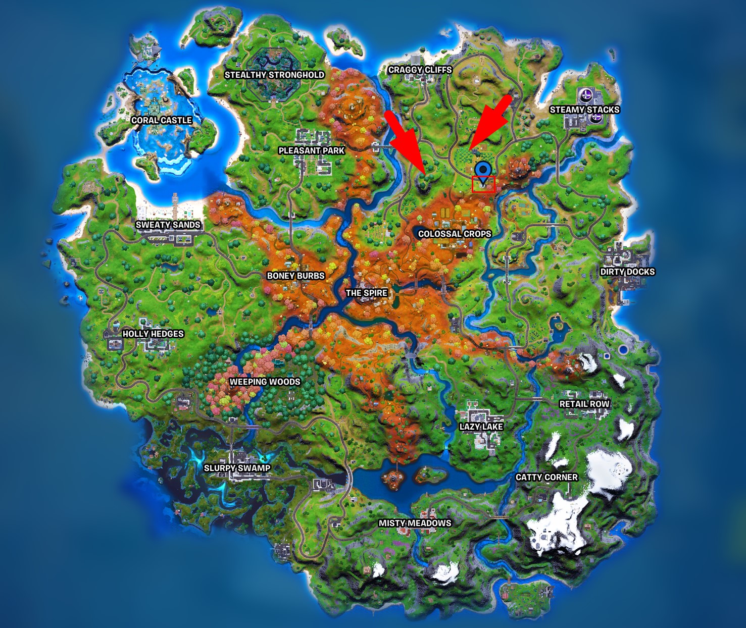 Where to use a Firefly Jar at the Pizza Pit in Fortnite Chapter 2