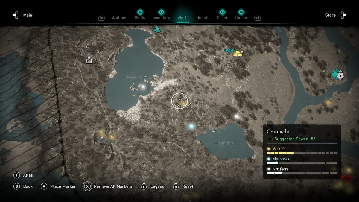 How to complete the Dream of Druids Treasure Hoard map in Assassin's