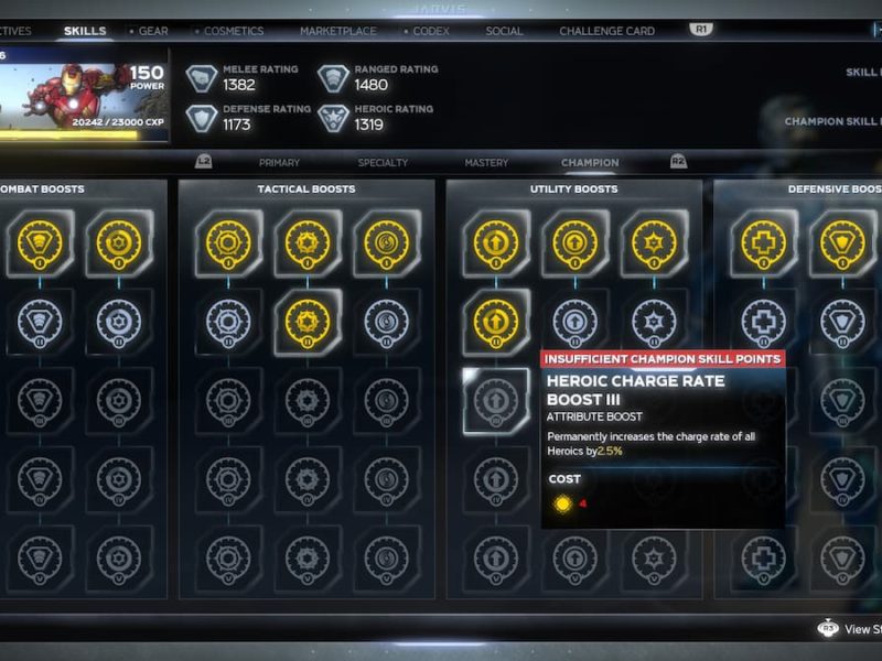 All Champion Skills in Marvel's Avengers Gamepur