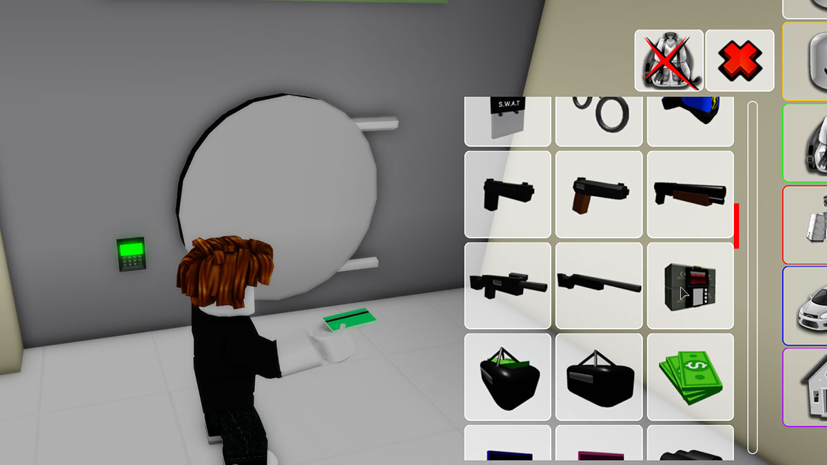 How to rob the bank in Roblox Brookhaven Hiswai