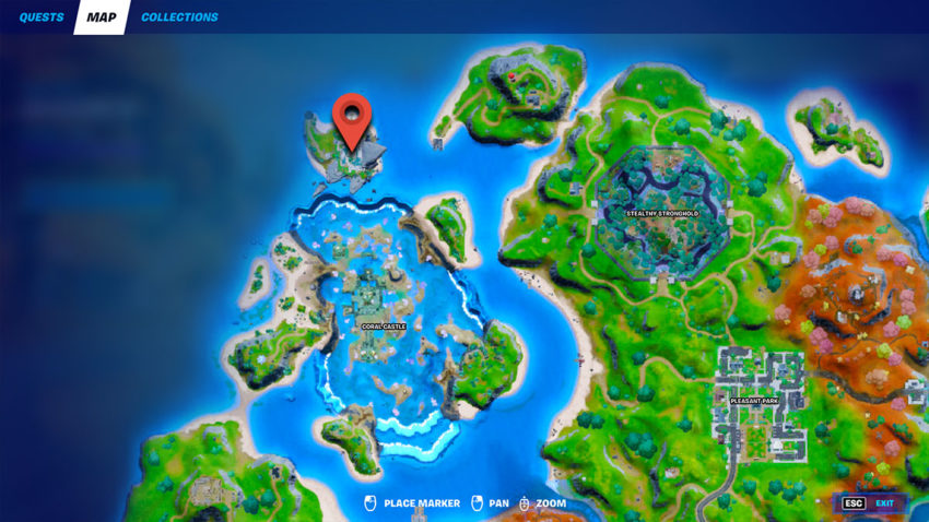 Shark Ghost Location Fortnite