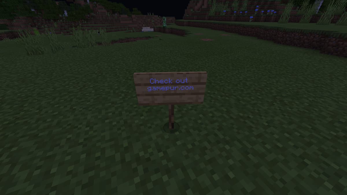 How to make signs glow in the dark in Minecraft  Gamepur