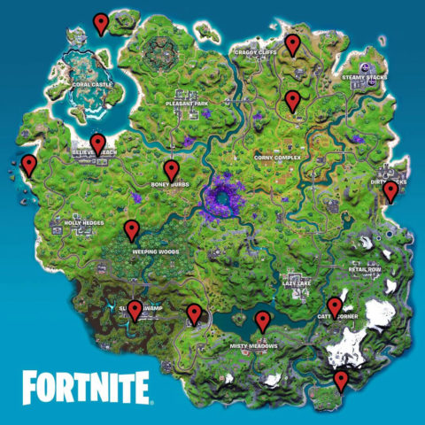 Fortnite Chapter 2 Season 7 Bounty All Bounty Board Locations In Fortnite Chapter 2 Season 7 Gamepur