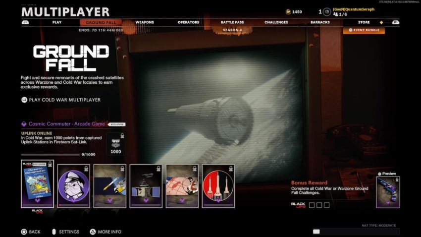 Call of Duty: Black Ops Cold War and Warzone Ground Fall