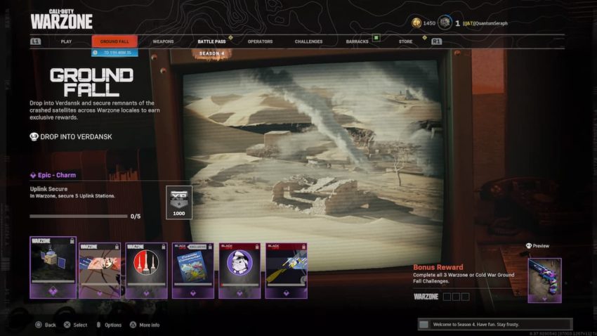 Call of Duty: Black Ops Cold War and Warzone Ground Fall