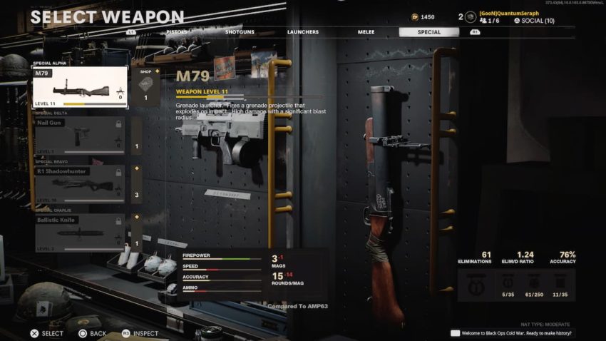 Call of Duty: Black Ops Cold War Special Weapons