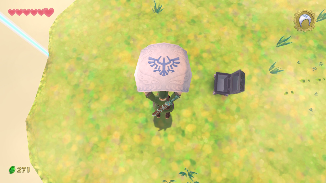 How to land from the air in The Legend of Zelda Skyward Sword HD