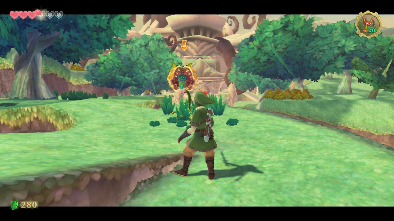 How to get into the forest temple in Skyward Sword HD how to get into