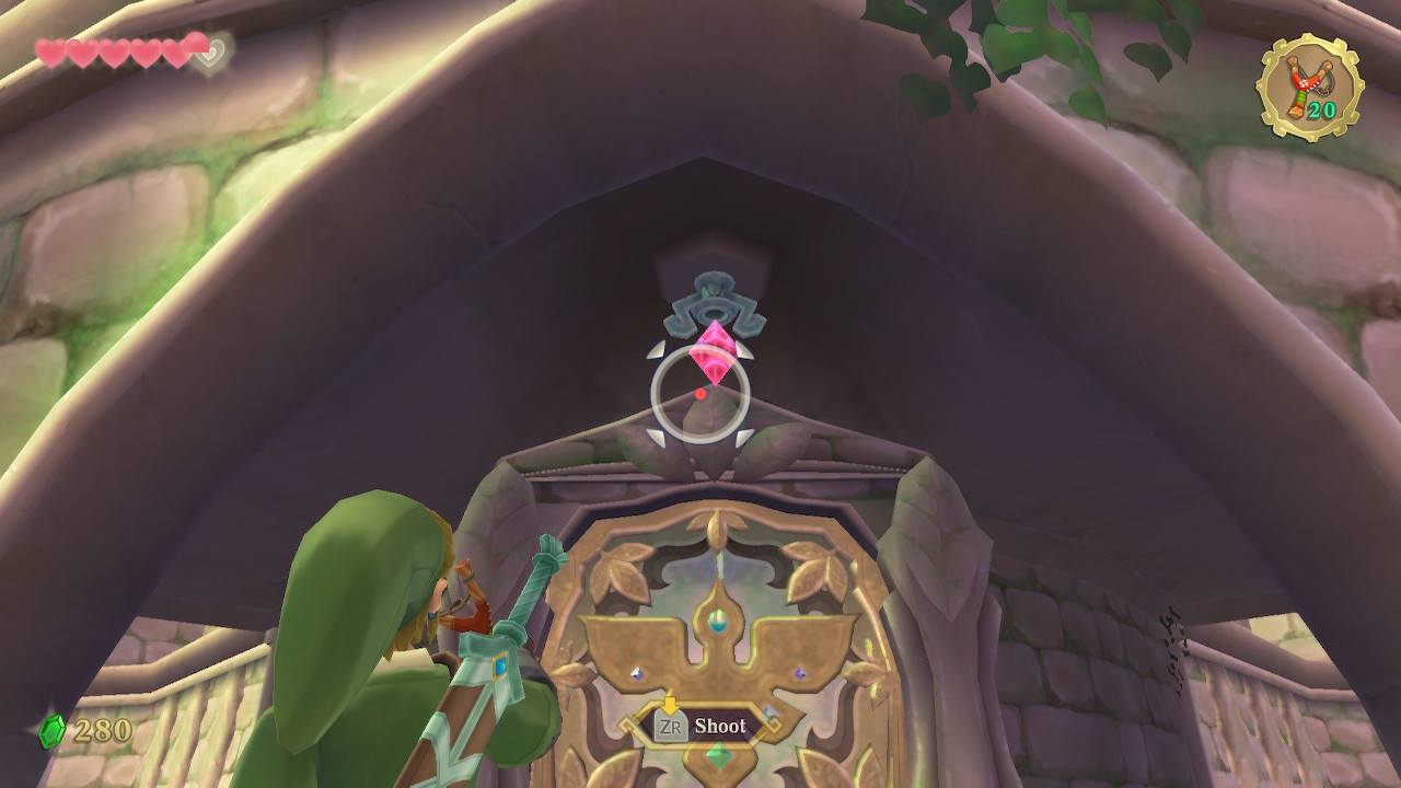 How to get into the forest temple in Skyward Sword HD how to get into