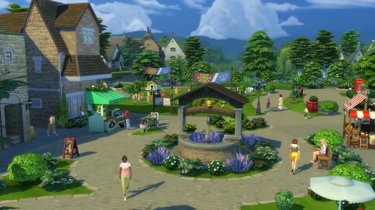 sims 4 get together town