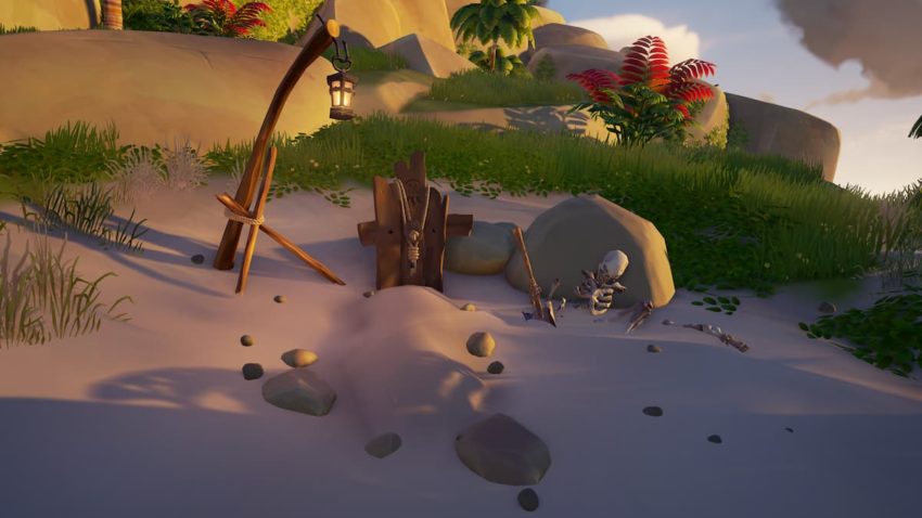 The grave robber on Wanderers Refuge – Sea Of Thieves riddle guide ...