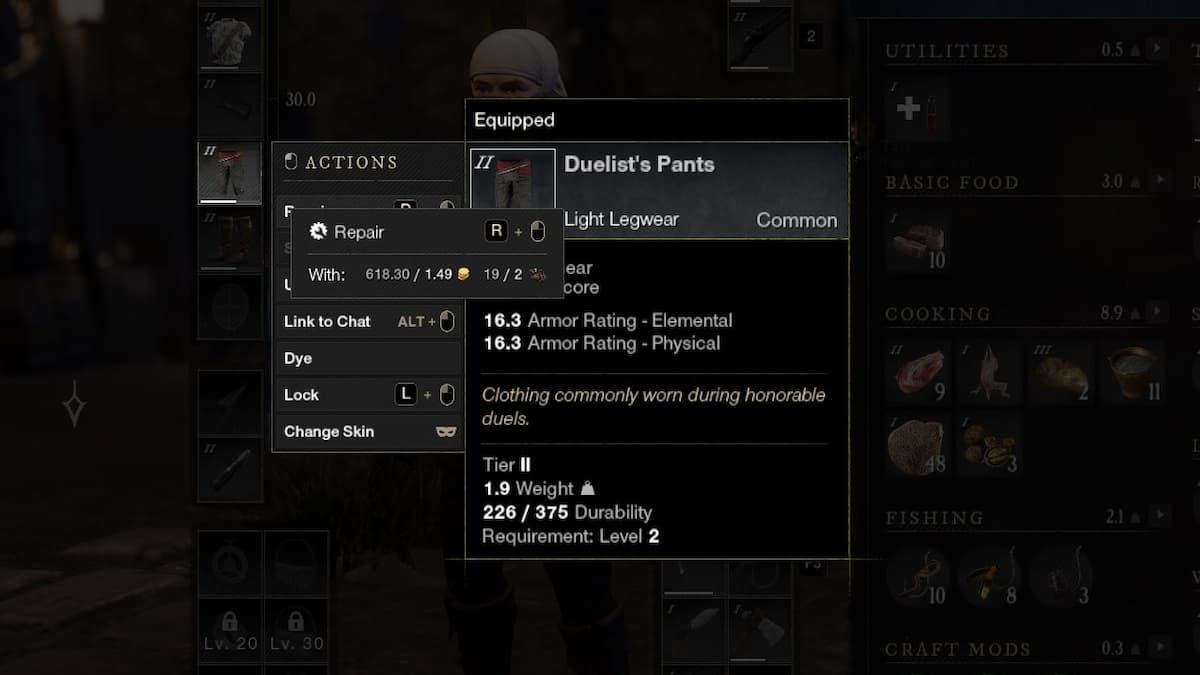 How to repair items in New World DoubleXP