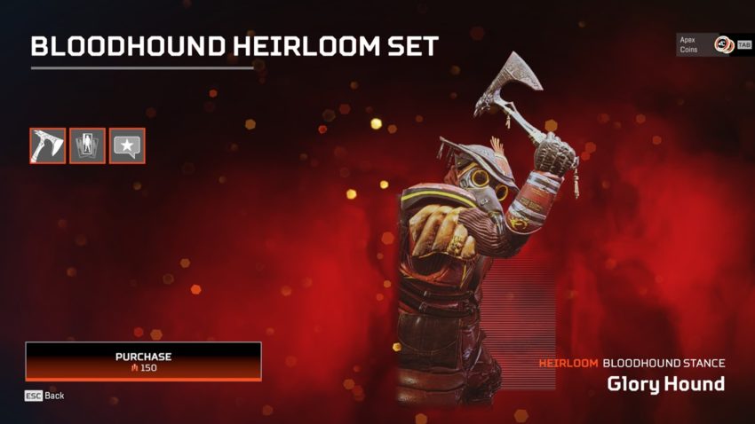 Bloodhound Heirloom Stance