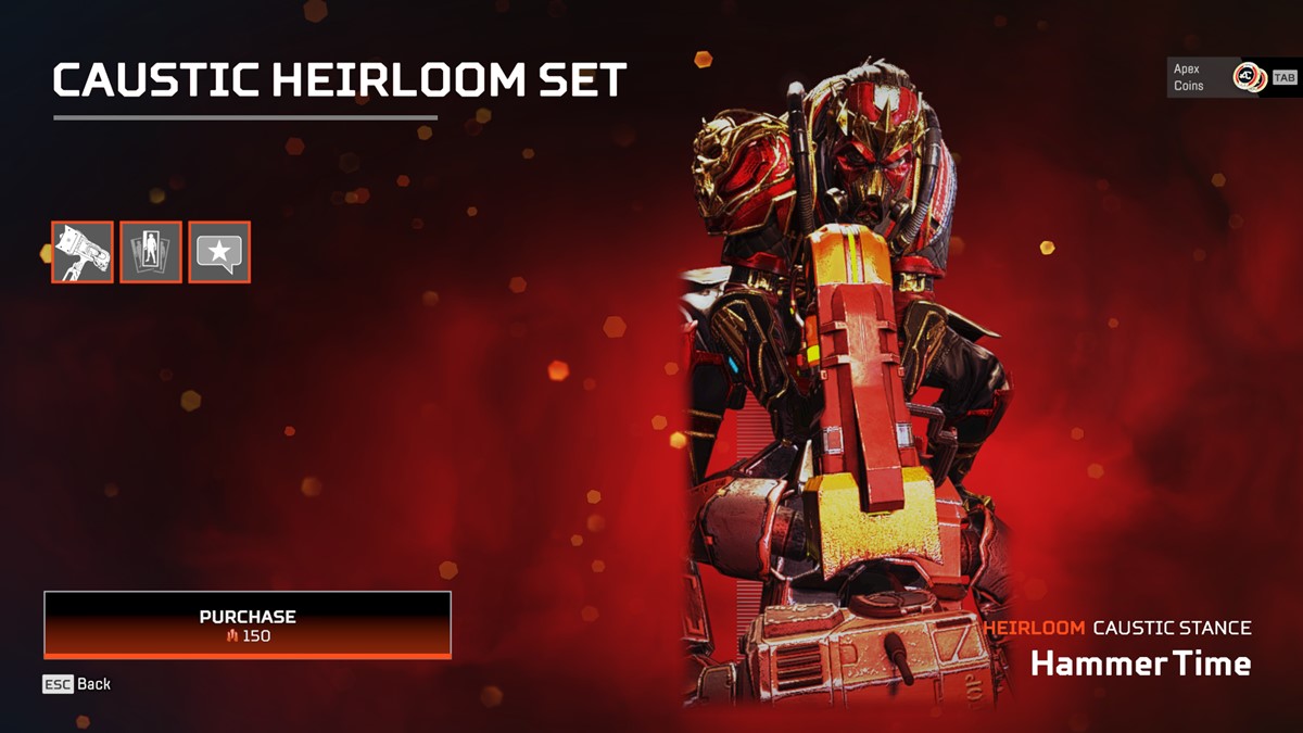 Every Heirloom cosmetic in Apex Legends Gamepur